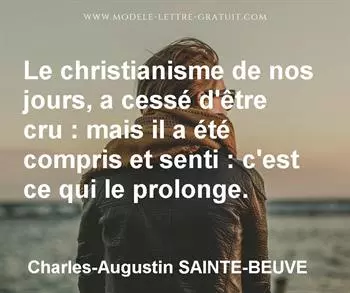 Citation de Charles-Augustin SAINTE-BEUVE