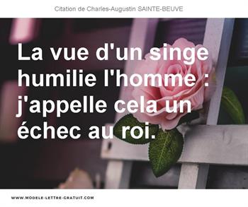 Citations Charles-Augustin SAINTE-BEUVE