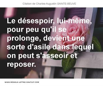 Citations Charles-Augustin SAINTE-BEUVE