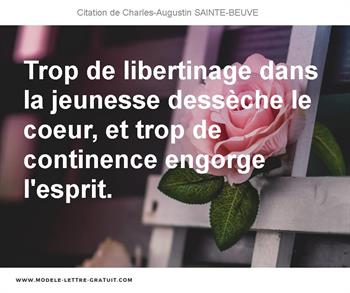Citations Charles-Augustin SAINTE-BEUVE