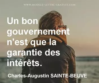 Citation de Charles-Augustin SAINTE-BEUVE