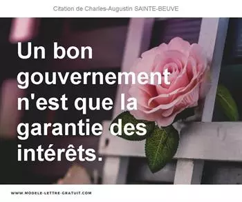Citations Charles-Augustin SAINTE-BEUVE