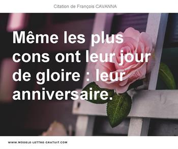 Citations François CAVANNA