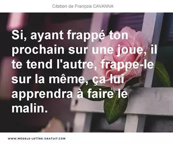 Citations François CAVANNA