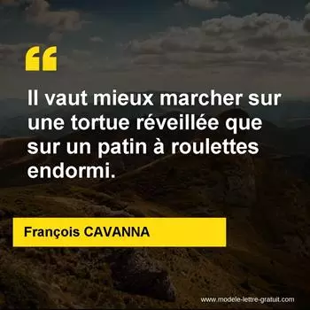 Citation François CAVANNA