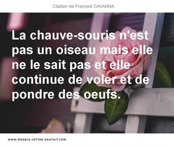 Citations François CAVANNA
