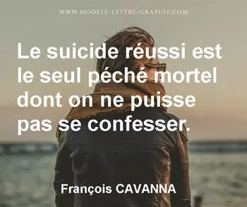 Citation de François CAVANNA
