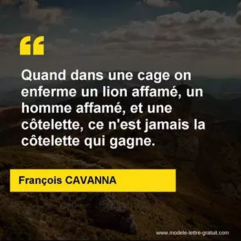 Citation François CAVANNA