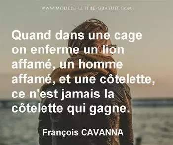 Citation de François CAVANNA