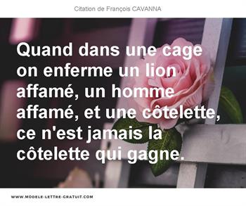 Citations François CAVANNA