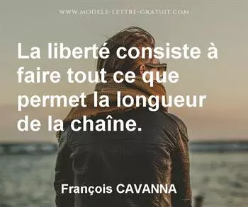 Citation de François CAVANNA