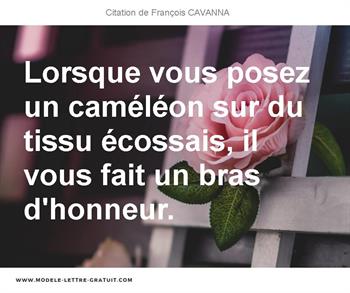 Citations François CAVANNA