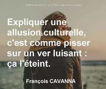 Citation de François CAVANNA