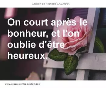 Citations François CAVANNA