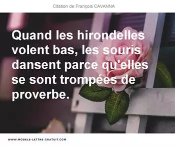 Citations François CAVANNA