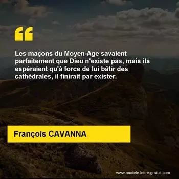 Citation François CAVANNA