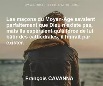 Citation de François CAVANNA