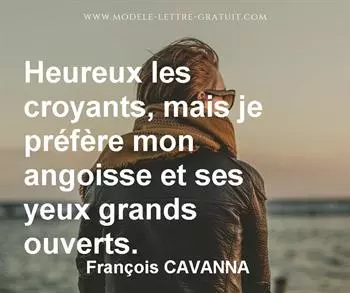 Citation de François CAVANNA