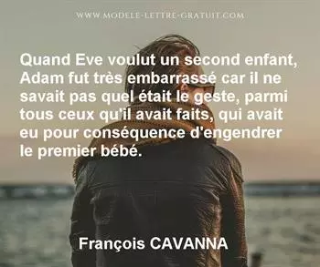 Citation de François CAVANNA