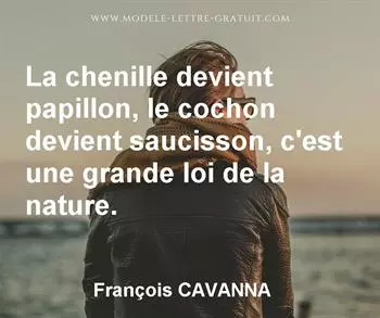 Citation de François CAVANNA