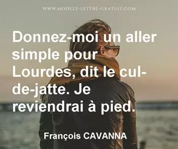 Citation de François CAVANNA