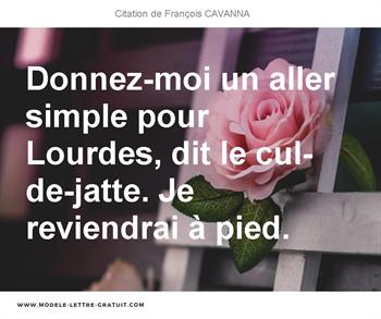 Citations François CAVANNA