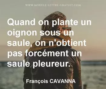 Citation de François CAVANNA