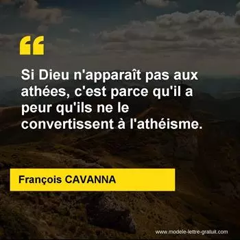 Citation François CAVANNA