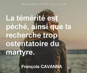 Citation de François CAVANNA