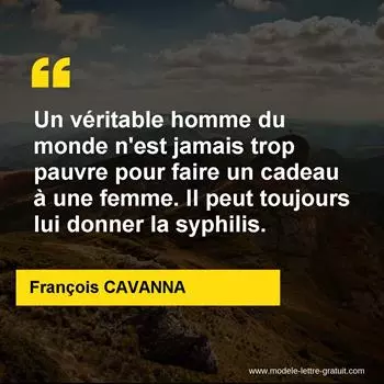 Citation François CAVANNA