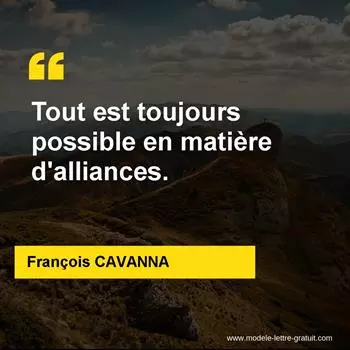 Citation François CAVANNA