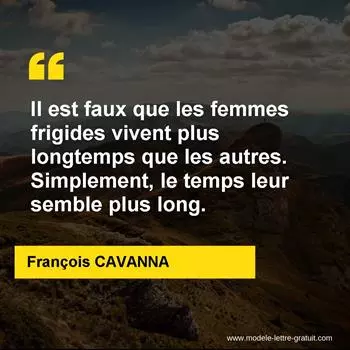 Citation François CAVANNA
