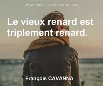 Citation de François CAVANNA