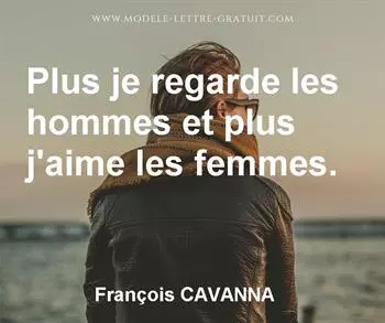 Citation de François CAVANNA