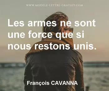 Citation de François CAVANNA