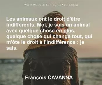 Citation de François CAVANNA