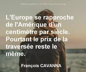 Citation de François CAVANNA