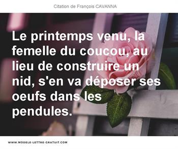 Citations François CAVANNA