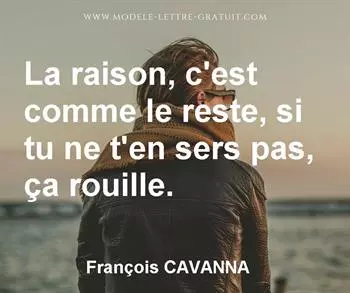 Citation de François CAVANNA