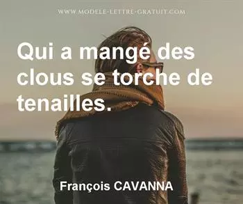 Citation de François CAVANNA