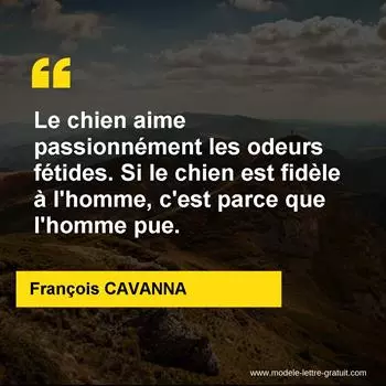 Citation François CAVANNA
