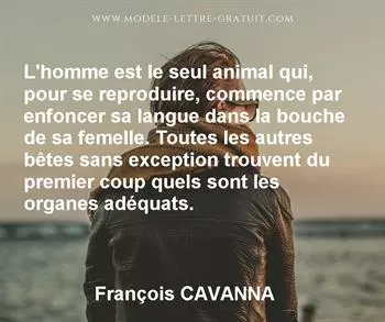 Citation de François CAVANNA