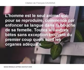 Citations François CAVANNA