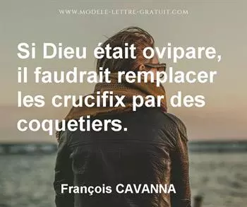 Citation de François CAVANNA