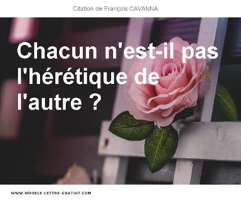 Citations François CAVANNA