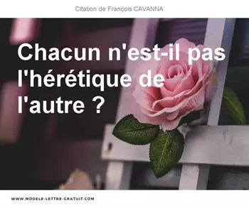 Citations François CAVANNA