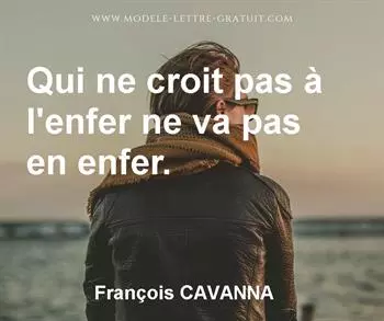 Citation de François CAVANNA