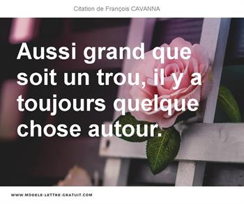 Citations François CAVANNA