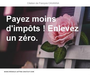Citations François CAVANNA