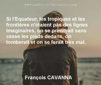 Citation de François CAVANNA